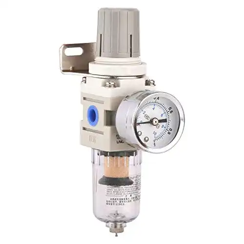 Wasserabscheider Druckluft QIUMIN Druckminderer, 1/4 Zoll