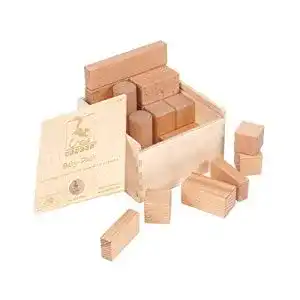 Bauklötze CreaBLOCKS Holzbausteine Baby-Pack 22 unbehandelt