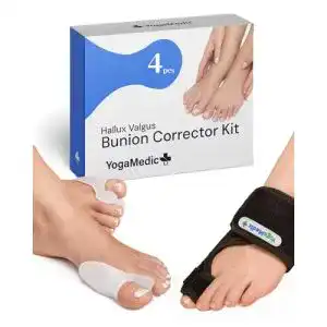 Hallux-Schiene YOGAMEDIC Hallux Valgus Korrektur Schiene [2x]
