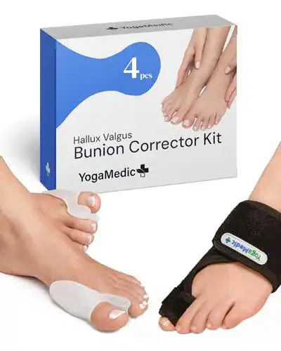 Hallux-Schiene YOGAMEDIC Hallux Valgus Korrektur Schiene [2x]