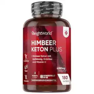 Himbeer-Ketone WeightWorld Himbeer Ketone – 180 Kapseln