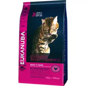 Diätfutter (Katze) Eukanuba Spezialfutter, Trockenfutter, 1,5 kg