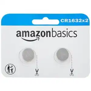 CR1632 Amazon Basics, Lithium-Knopfzelle, 2er-Packung
