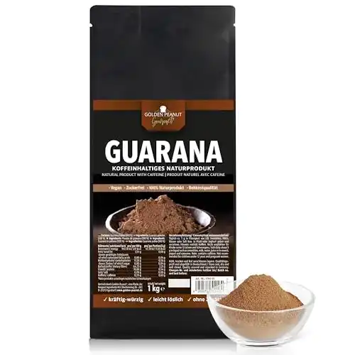 Guarana-Pulver Golden Peanut Guarana Pulver 1 kg, ohne Zusätze