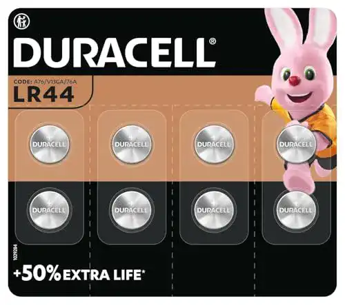 LR44 Duracell Specialty Alkali-Knopfzelle 1,5 V, 8er-Packung