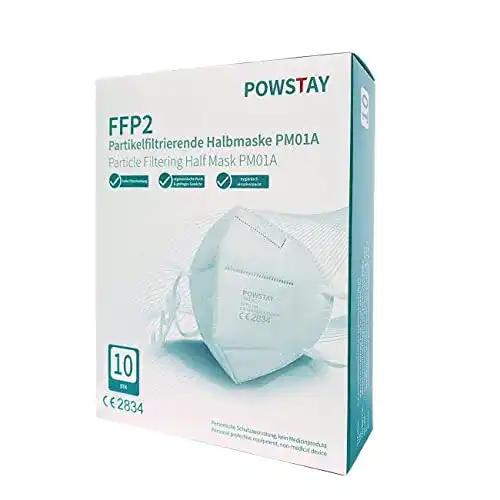 Die beste FFP2-10er-Pack EasyCHEE Powstay PM01A Partikelfiltrierende FFP2 2026 Test Bestseller FFP2-10er-Pack EasyCHEE Powstay PM01A Partikelfiltrierende FFP2