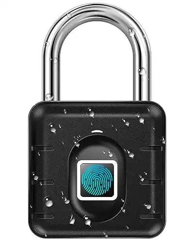 Vorhängeschloss Fingerabdruck AICase Padlock,IP67 wetterfest