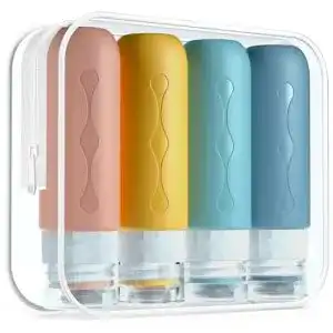 Futtertube Hund Gemice Silikon Reiseflaschen 90ml Set, 4 Stück