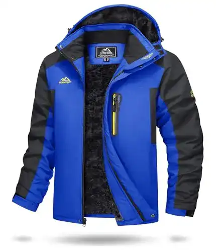 Skijacken TACVASEN Outdoorjacke Herren Wasserdicht Skijacke
