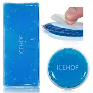 Kühlakku Gel ICEHOF Selbstklebende Kühlpads, 3er Set