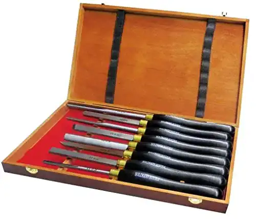 Drechseleisen Holzmann HSS-Profi-Drechselmesser Set 8-tlg
