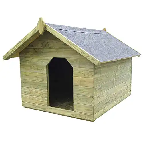 Hundehütte XXL Wakects Hundehütte für den Außenbereich