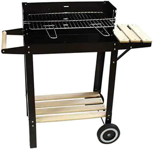 Holzkohle-Grillwagen Unbekannt Grillwagen KYNAST Deluxe eckig