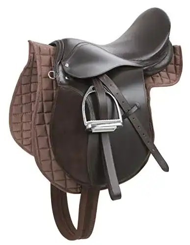 Reitsattel Kerbl 32198 Hafl.-Sattelset braun incl. Gurt, Decke