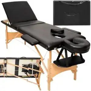 Massageliege TecTake Mobile 3 Zonen höhenverstellbar + Tasche