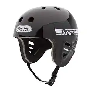 Wakeboard-Helm Pro-Tec Helm The Fullcut Water,Gloss Black,S