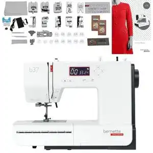 Bernette-Nähmaschine Bernette 37 Swiss Design mit Bonus Paket