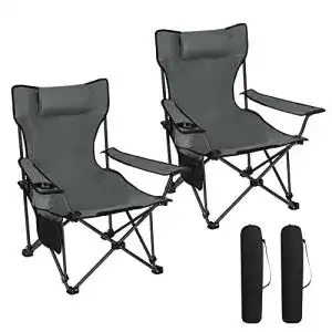 Klappstuhl belastbar bis 150 kg WOLTU Campingstuhl 2er