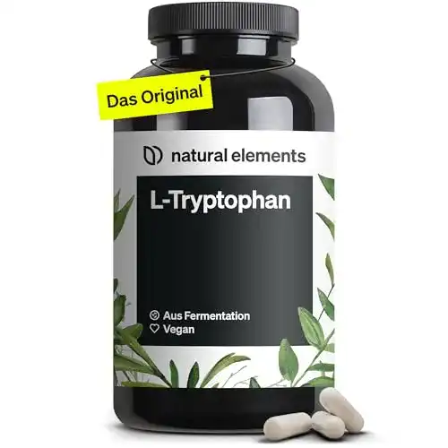 Melatonin natural elements L-Tryptophan 500mg, 240 Kapseln