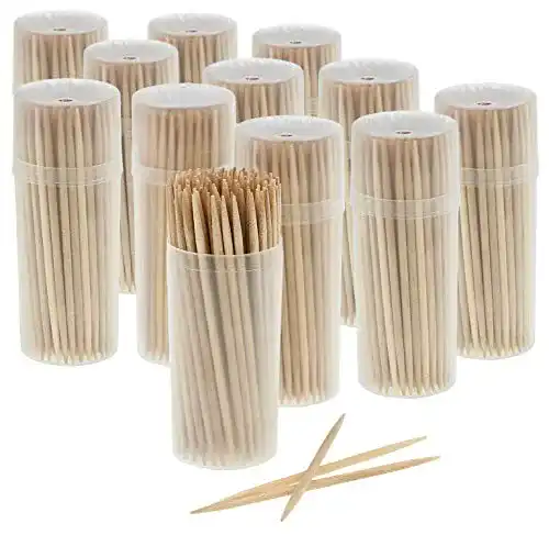 Zahnstocher com-four ® 1200x aus Holz – Zahnhölzer