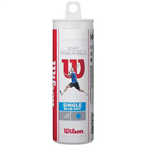 SquashbÃ¤lle Wilson Squash-Ball, Staff, 3 Stück in Dose, Blau, Schwarz
