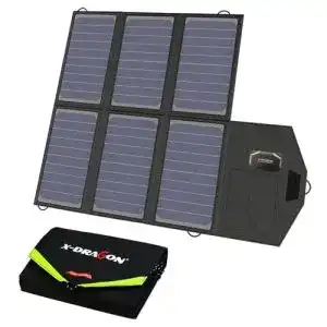 Solaranlage Garten X-DRAGON Tragbares Solarladegerät 40W