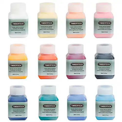 Modellbaufarben Timbertech Acrylfarben-Ⅱ 12 * 30ml Airbrush