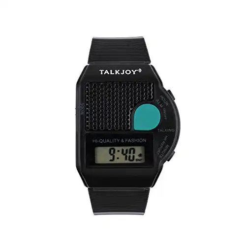 Sprechende Armbanduhr TalkJoy Sprachfunktion Uhrzeit Ansage