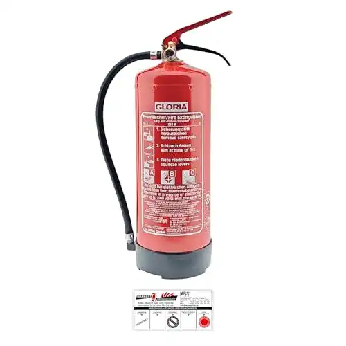 Gloria-Feuerlöscher Gloria Feuerlöscher 6 kg Pulverlöscher