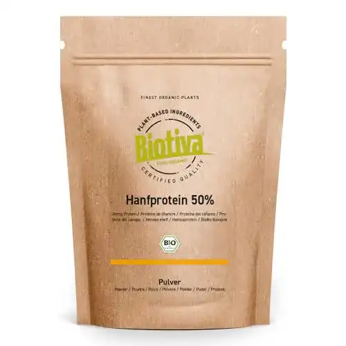 Bio-Hanfprotein Biotiva Hanfprotein Pulver Bio 1kg