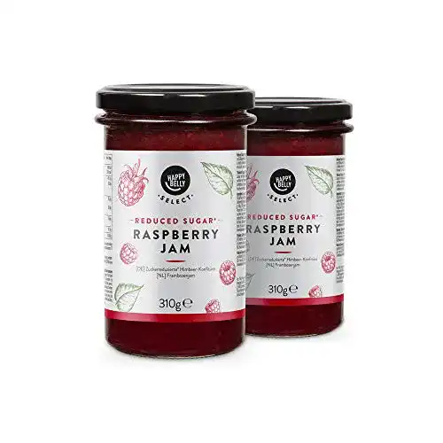 Himbeermarmelade Happy Belly Select, 310 g, 2 Stück