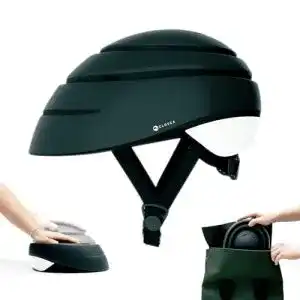 Faltbarer Fahrradhelm Closca Helmet Loop schwarz/weiß, M