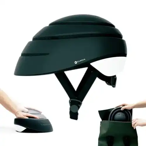 Faltbarer Fahrradhelm Closca Helmet Loop schwarz/weiß, M