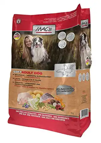 Halbfeuchtes Hundefutter MACs Soft Geflügel 1 x 15 kg