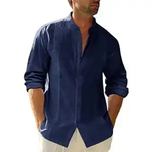 Hemd Herren Gemijacka Herren Langarm Hemd Regular Fit