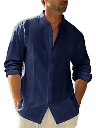 Hemd Herren Gemijacka Herren Langarm Hemd Regular Fit