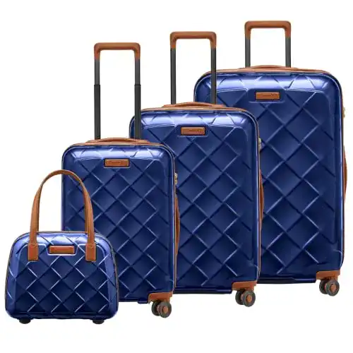 Kofferset 4-teilig Stratic Leather & More Koffer-Set 4-teilig