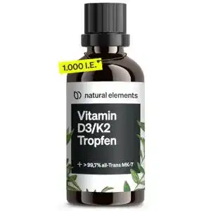 K2-Tropfen natural elements Vitamin D3 + K2 Tropfen 50ml