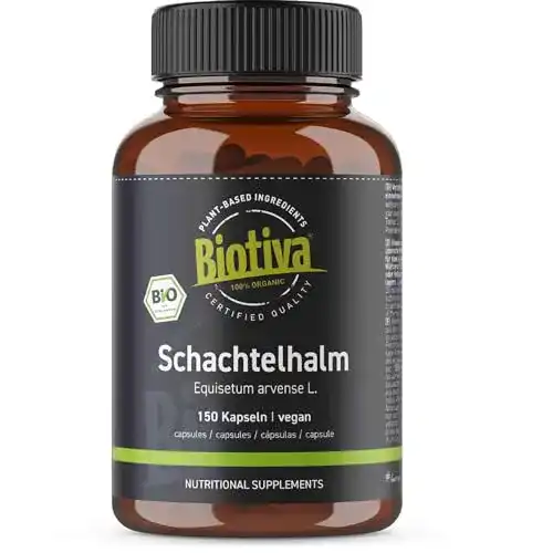 Zinnkraut-Kapseln Biotiva Schachtelhalmkraut Bio 150 Kapseln