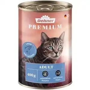 Dehner-Katzenfutter Dehner Premium Adult, Lachs, 6 x 400 g