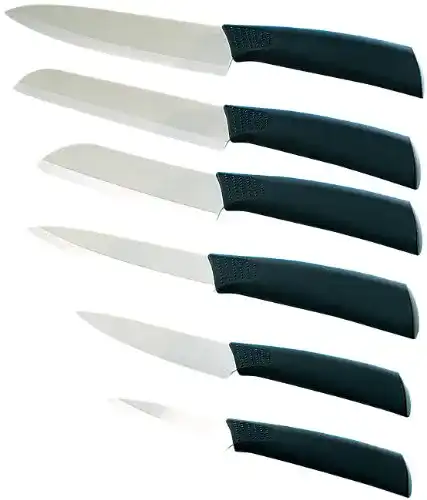 Keramikmesser-Set Rosenstein & Söhne Messerset Keramik 6-teilig