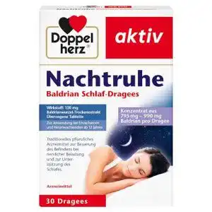 Baldrian-Dragees Doppelherz Nachtruhe Schlaf-Dragees N