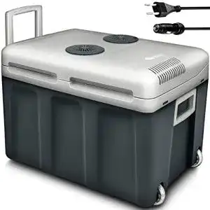 Kühlbox mit Rollen tillvex Kühlbox elektrisch 40L mit Rollen