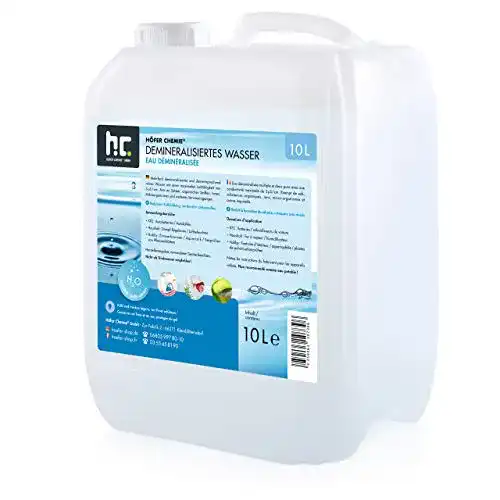 Die beste Destilliertes-Wasser Höfer Chemie 1 x 10 L 2026 Test Bestseller Destilliertes-Wasser Höfer Chemie 1 x 10 L