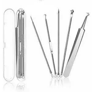 Komedonenquetscher elloLife 5er Mitesserentferner Set, Blackhead