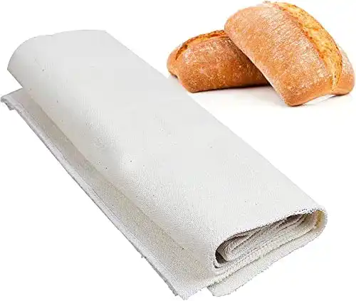 Bäckerleinen Qenovo ® Leinentuch Brot Backen, 36x45cm