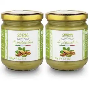 Pistaziencreme Brontedolci 2 Stück – süß, 40% Pistazien 2x 190g