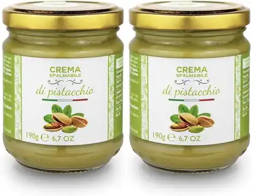 Pistaziencreme Brontedolci 2 Stück – süß, 40% Pistazien 2x 190g