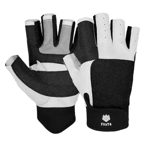 Segelhandschuhe FitsT4 Segelhandschuhe mit 3/4 Finger