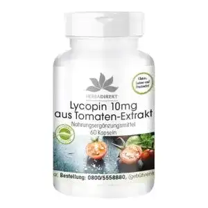 Lycopin-Kapseln herba direct Lycopin Kapseln 10mg – hochdosiert